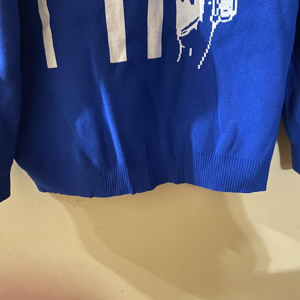 FTP SWEATER SIZE XL ROYAL BLUE NEW - Picture 9 of 9